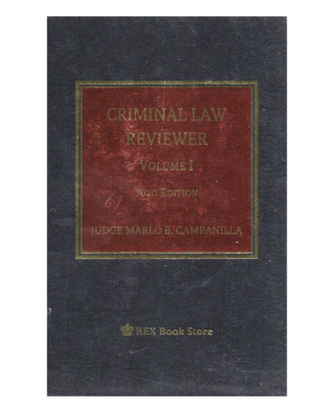 Criminal Law Reviewer Vol. 1 2020 Edition | Library - Lyceum ...