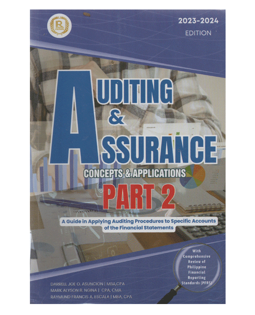 Auditing & Assurance Concepts & Applications Part 2 - A Guide in Applying Auditing Procedures to Specific Accounts of the Financial Statements