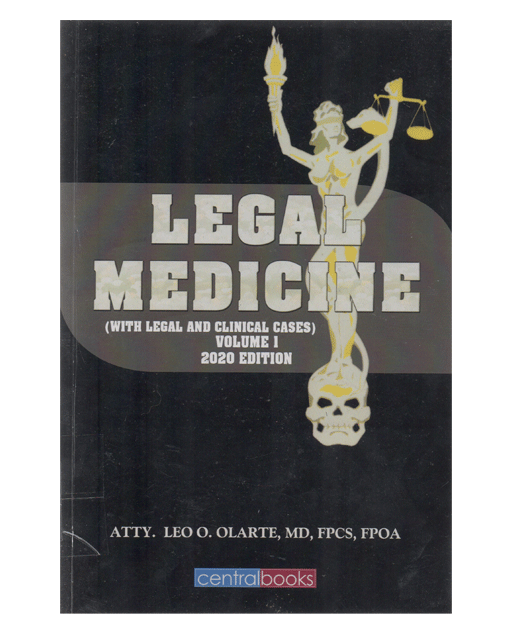 Legal Medicine Volume 1 2021 Edition