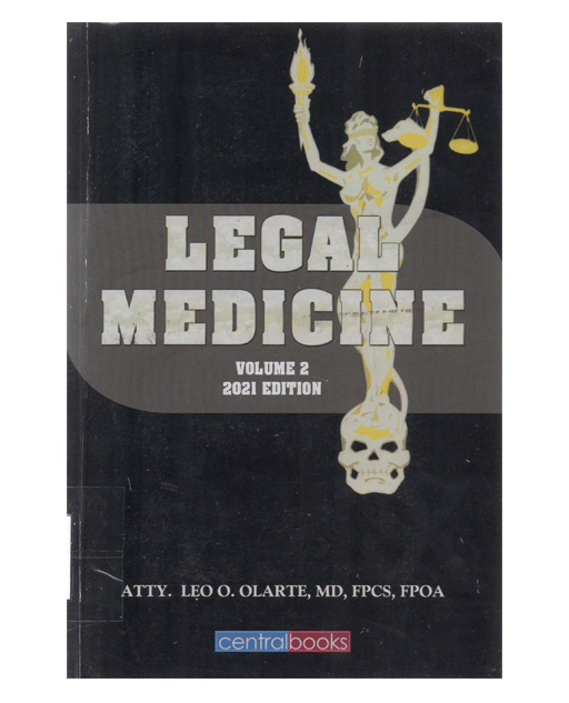 Legal Medicine Volume 2 2021 Edition