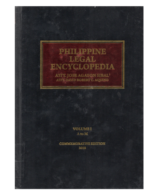 Philippine Legal Encyclopedia Volume II N to Z Commemorative Edition 2018